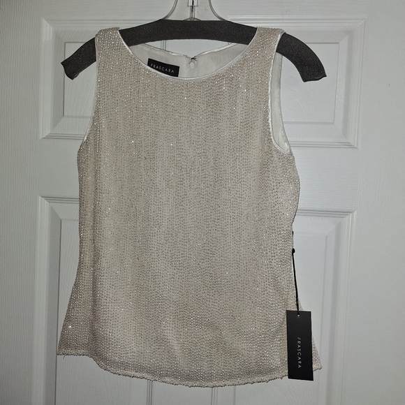 frascara by beker Tops - 🌟 Frascara by Beker formal sequin top size 6 NWT